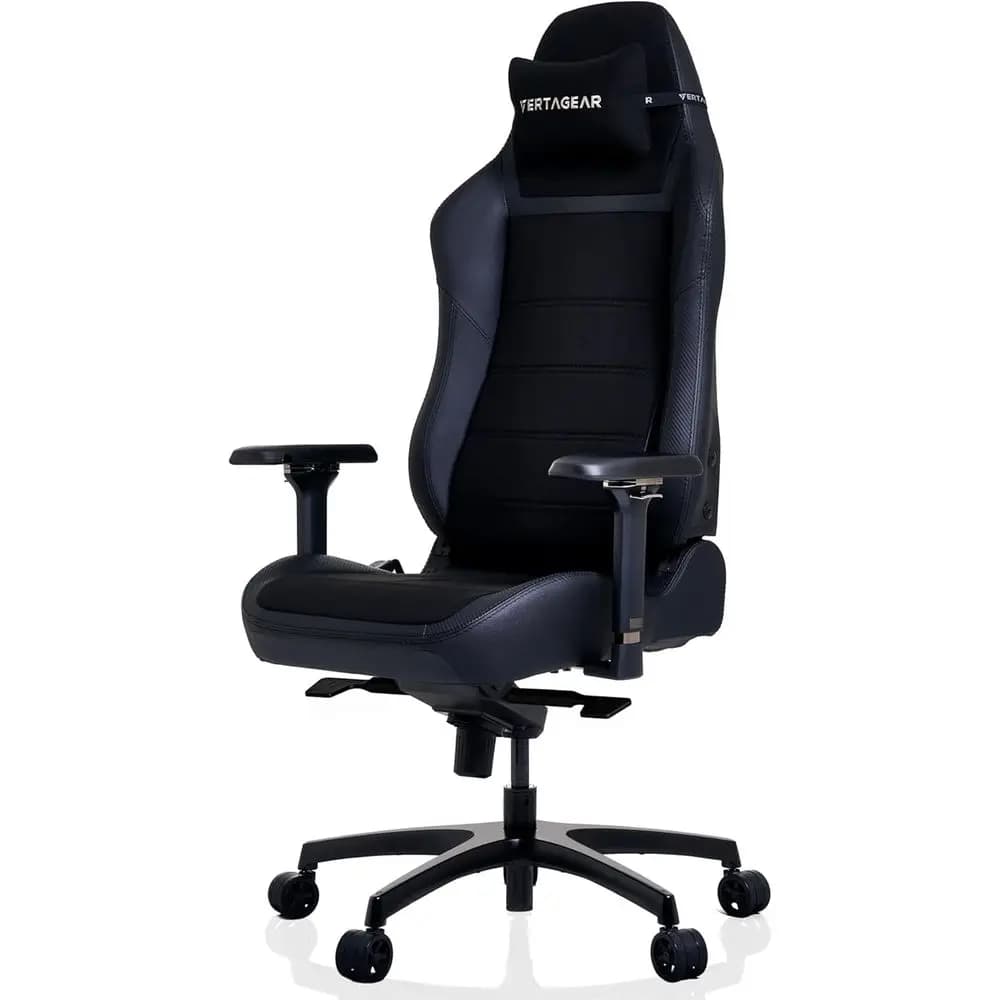Ergonomic Big & Tall Gaming Chair with Advanced Lumbar Support and Airflow Seat - Carbon Black