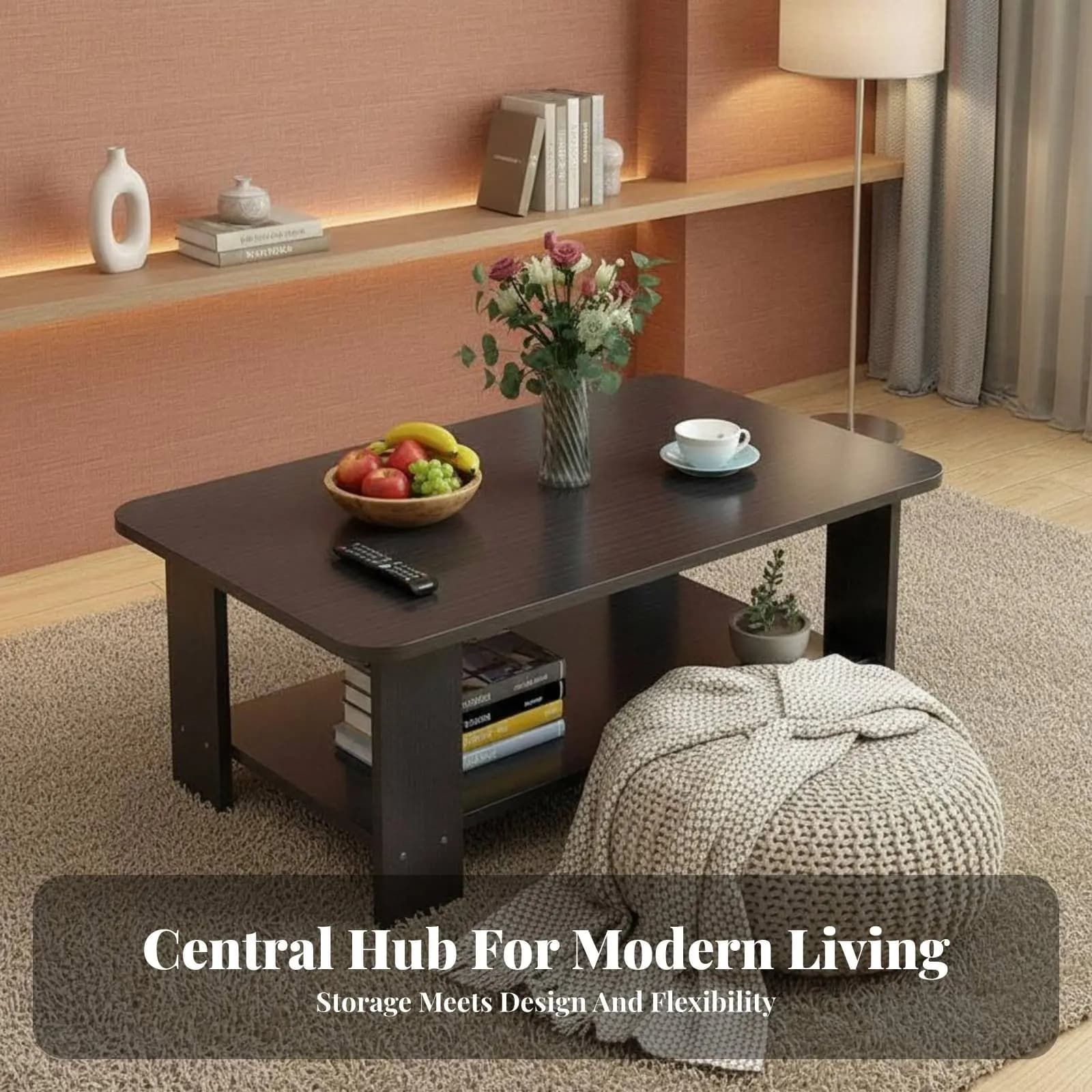 Tavolino rotondo dal design moderno, tavolo rotondo con treppiede, design minimalista, multiuso per proprietari di casa, studenti, camera da letto