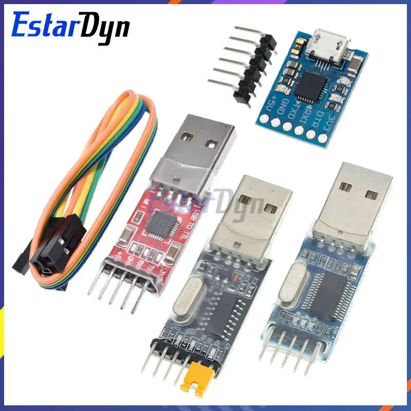 Estardyn PL2303HX CP2102 CH340G USB to TTL module arduino PL2303 CP2102 5pin USB to UART TTL