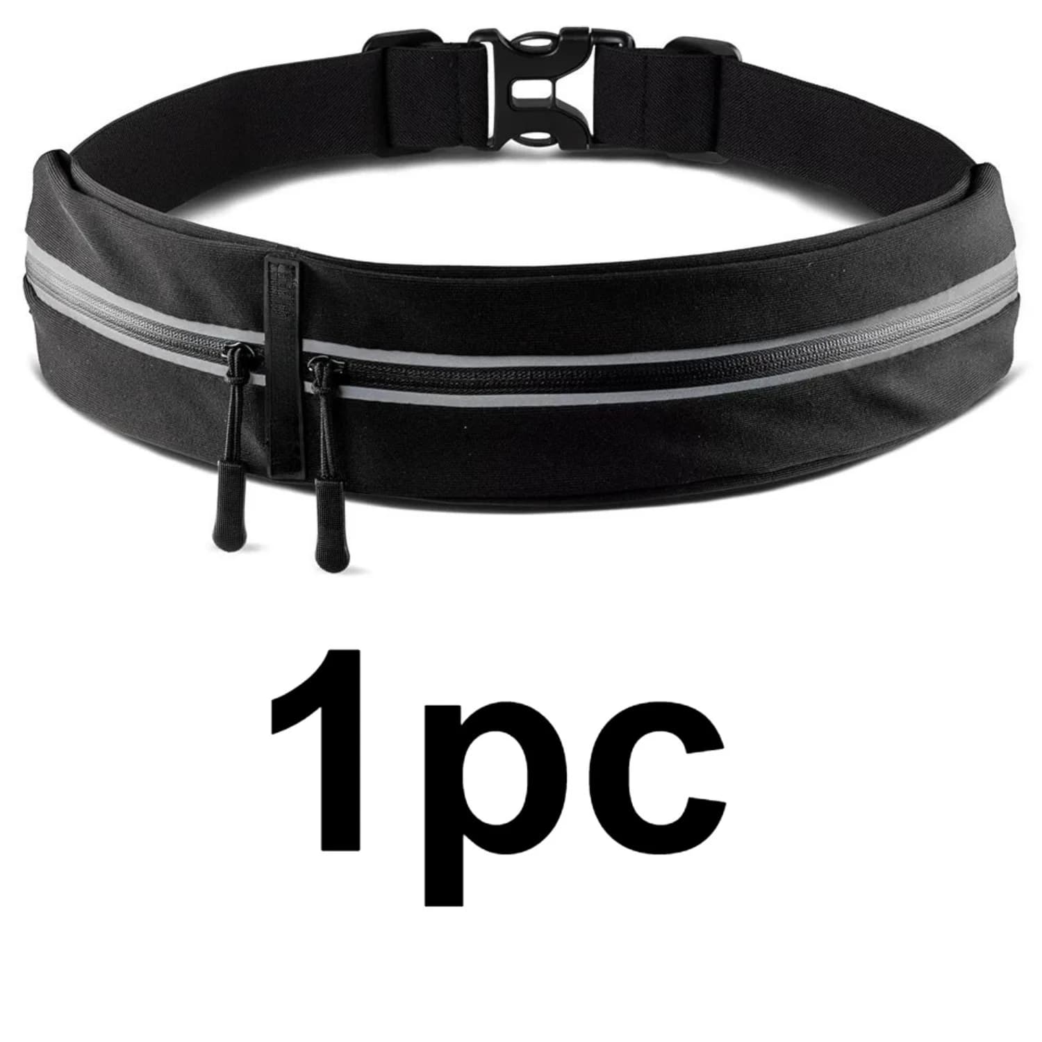 Unisex canvas racing belt, portable reflective pack for jogging and outdoor sports