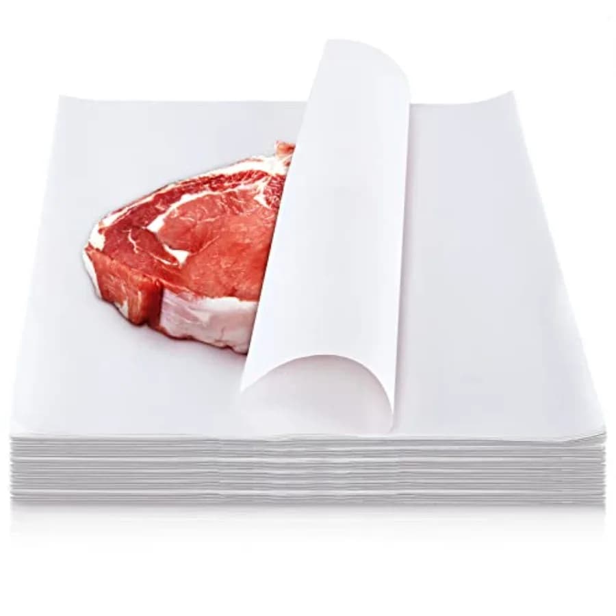 Sublimation White Butcher Paper Disposable Butcher Paper Sheets Square Meat Sheet Precut No Wa for Heat Press, Wrappg Meat, Art