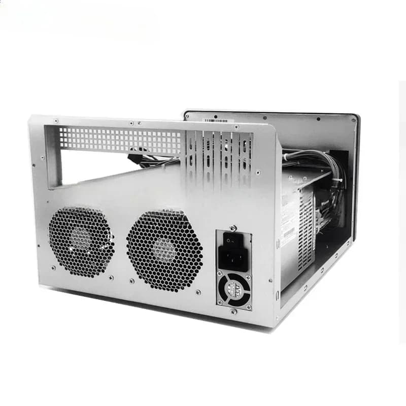 Nuovo contenitore domestico 8 alloggiamenti HDD Custodia hot-swap Telaio NAS IPFS Supporto massimo M-ATX 9,6"*9,6 pollici e scheda madre inferiore