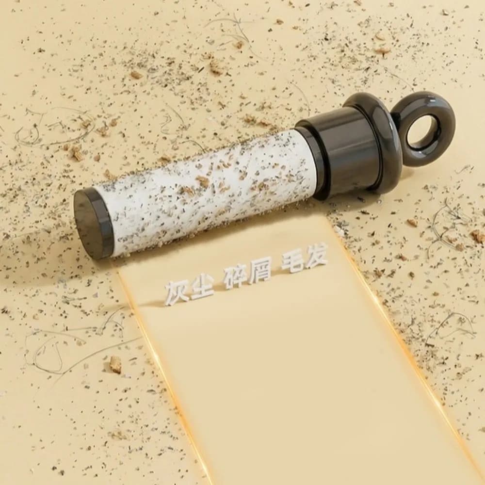 Rullo Adesivo 2 in 1 Riutilizzabile per Rimozione Pelucchi e Capelli, Lavabile e Portatile, con Adesivo Forte ed Efficiente
