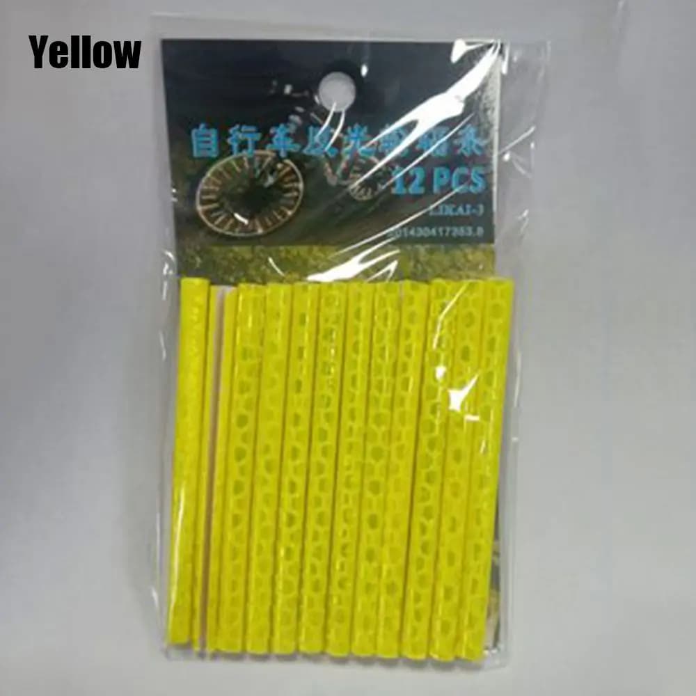 Sports Cycling Bike Strip Clip Tube Bicycle Lights Wheel Reflective Tubes Clip On Reflectors Rim Spoke