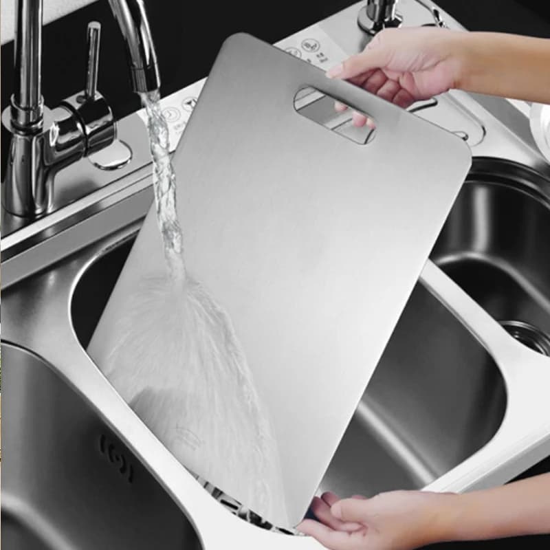 30x46 cm Large size cutter Gadget useful anti-slip table for food defrosting Stainless steel cutters Kitchen meat cutter