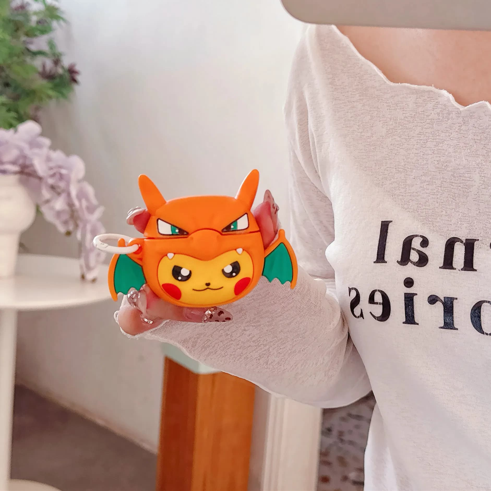 For Airpods Pro 3 Case 2025,3D Pokemon Ball Charizard Silicone Case for Airpods Pro 2 Child Funda Case