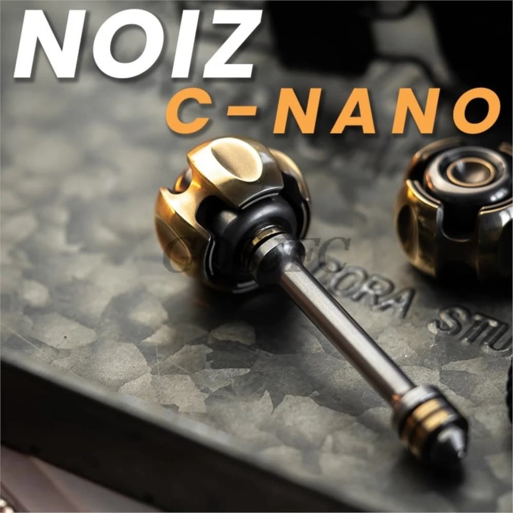 LAUTIE EDC NoizC-Nano Fidget Spinner Noiz Series Giocattoli per adulti Spinner a mano Spinner in metallo