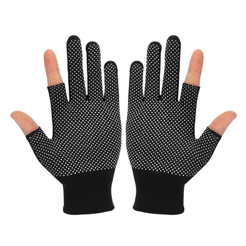 ^ # Guanti in Nylon Antiscivolo Touchscreen per Uomo e Donna, Estivi, per Ciclismo, Sport, Fitness, Traspiranti, con Protezione Solare, Mezze Dita