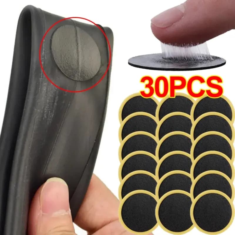 30/20/10PCS Bicicletta Senza Colla Pneumatici Toppe E Stemmi Strumento Riparazione Rapida Protezione Dei Pneumatici Patch Adesivo Ad Asciugatura Rapida accessori bici