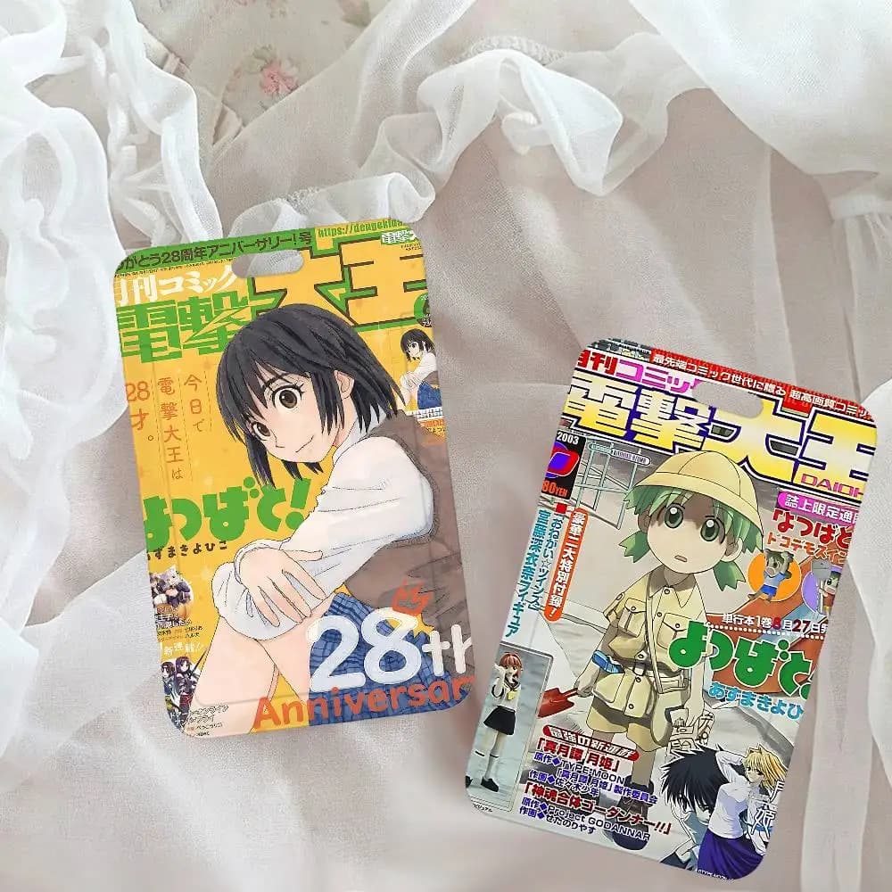 Yotsubato Anime NFC Contactless Sliding Card Sleeve For Student Cards, Bus Cards, ID Cards, And Work Permits