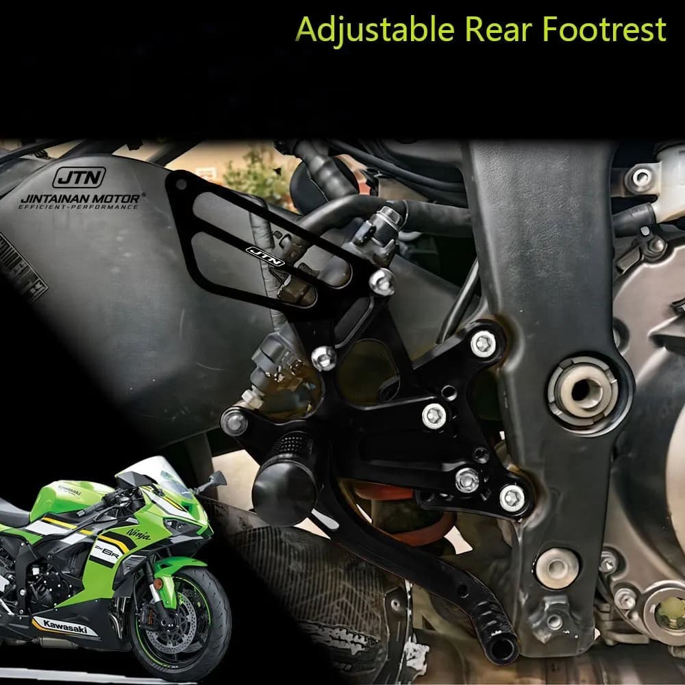 Per Kawasaki ZX-6R ZX6R 2009 - 2020 2014 2013 2012 2011 2010 Pedane Posteriori Poggiapiedi Accessori