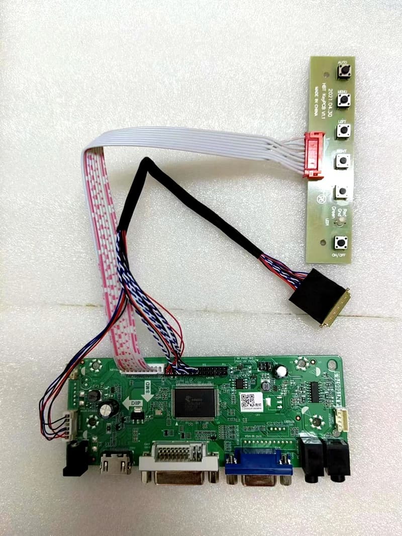 Yqwsyxl Scheda di Controllo Monitor Kit per N133B6-L01 N133B6-L02 HDMI + DVI + VGA LCD bordo di Driver della Scheda di Controllo schermo A LED