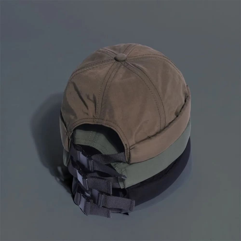 Quick Dry Brimless Hat Lightweight Daily Beanie Mesh Beanie Docker Cap Sailor Rolled Cuff Harbour Hat Casual Skullcap