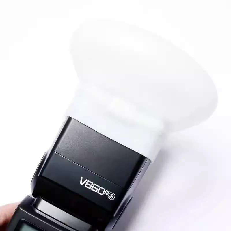 Flash Diffuser Silicone Softbox Soft light for Flash Godox MF12 MF-DD TT520II TT600 TT685 Yongnuo YN560 YN565 YN24EX Canon 580