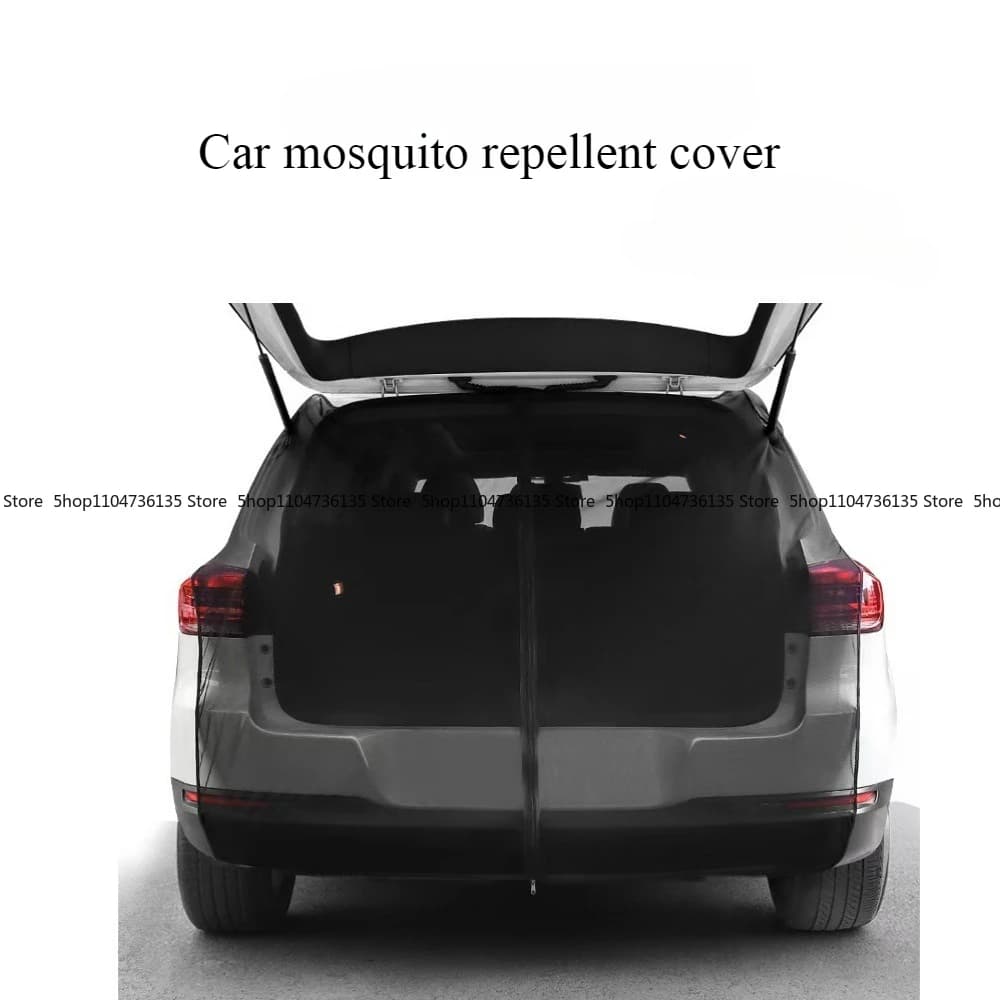 Schermi antizanzare per auto, tende magnetiche in rete per bagagliaio di auto per camper, portellone posteriore ventilato
