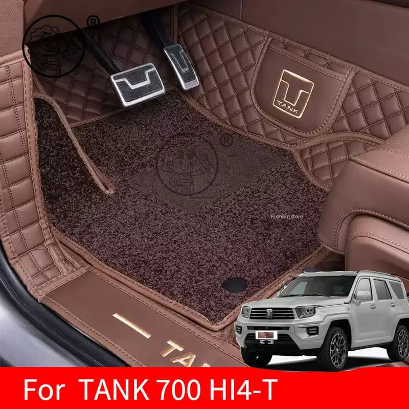 Car Mats GWM Tank 700 2025 2026, Carpets Custom One or Two Roads, Interior Cover