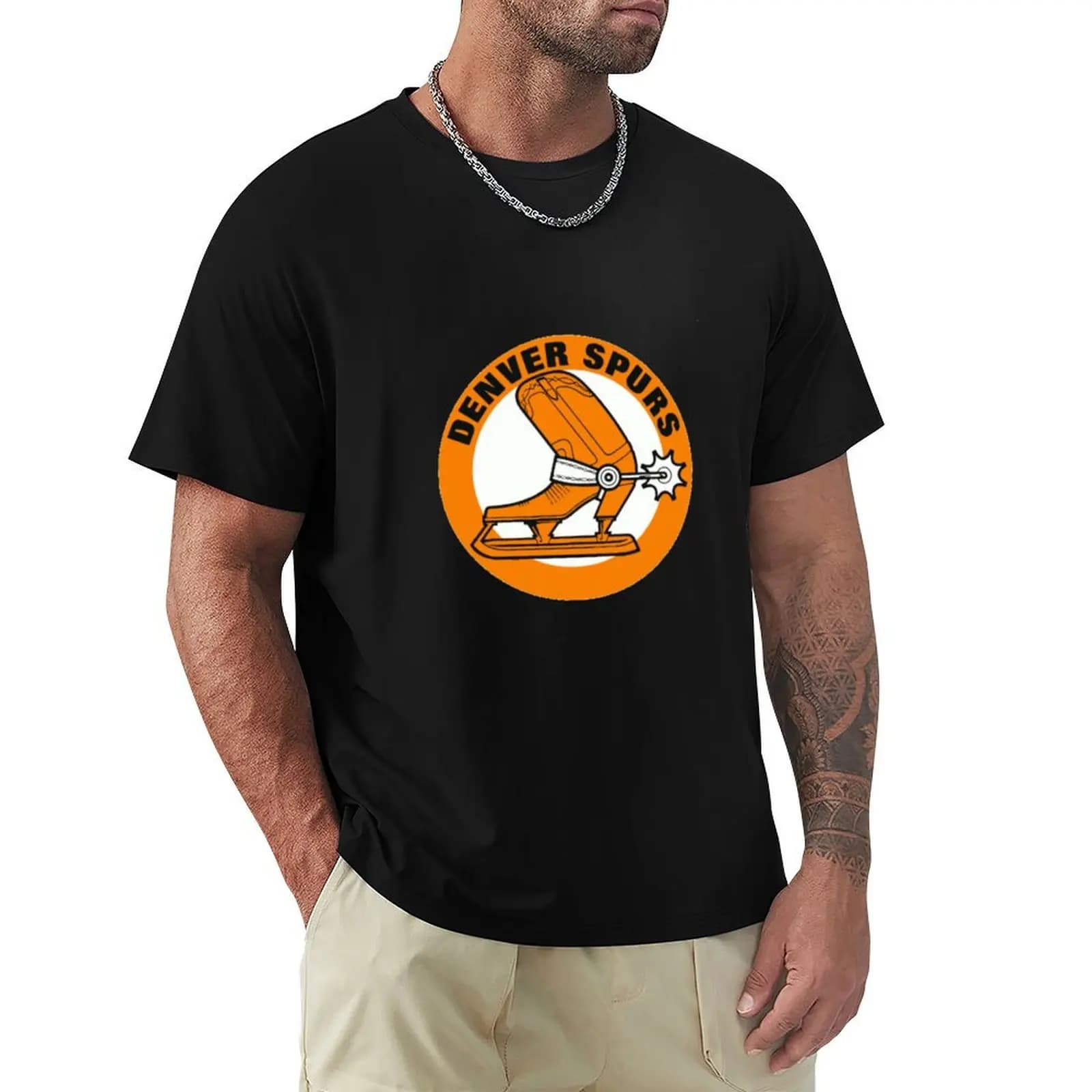 T-shirt da hockey Denver Spurs con protezione UV, maglietta per esterni