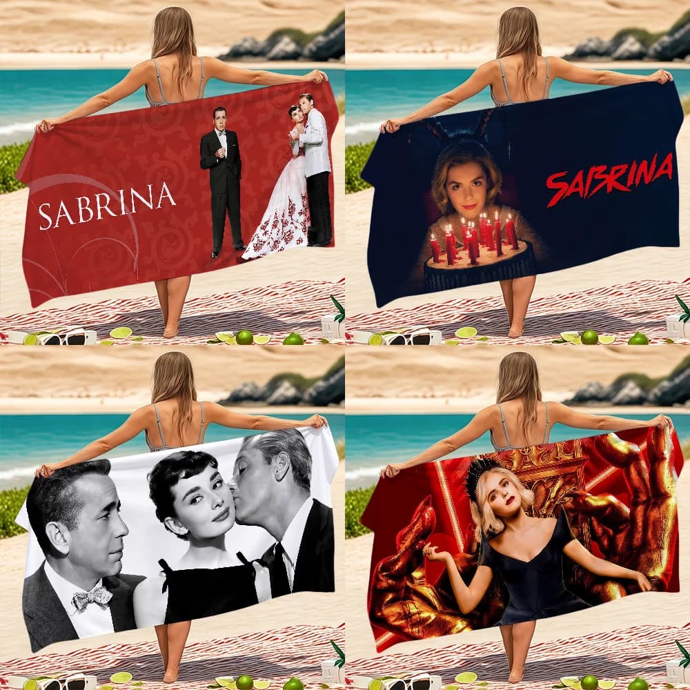 Asciugamano da Spiaggia S-SabrinaS, Asciugatura Rapida, Leggero, Portatile, per Sauna, Campeggio, Piscina, Viaggi
