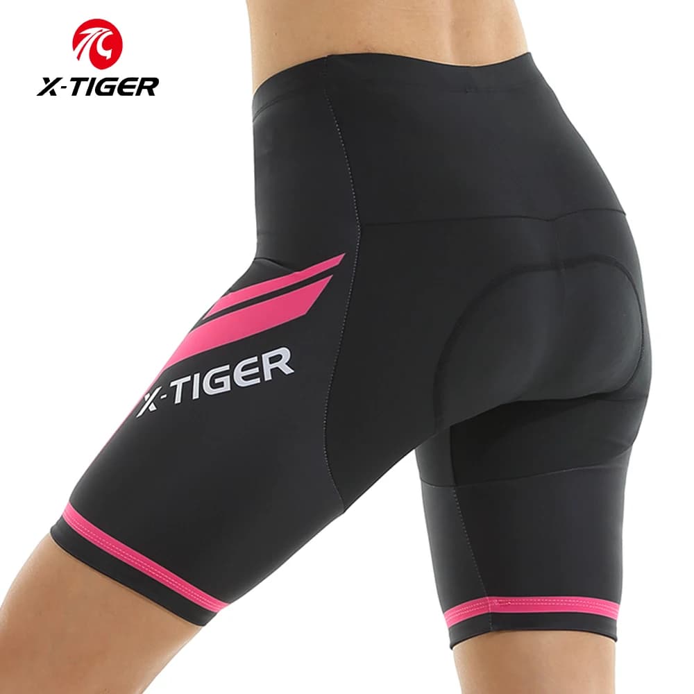 Women's Cycling Shorts X-Tiger Mountain Bike Shorts MTB Shockproof Sports Cycling Clothing in Lycra Breathable