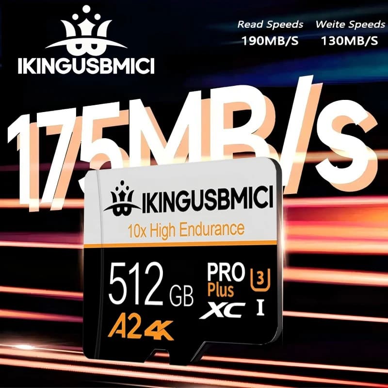 High Endurance Micro TF SD Card Memory Card SD Cards TF Cards 32GB 256GB 64GB Magnet Proof A2 Shockproof for Nintendo Switch