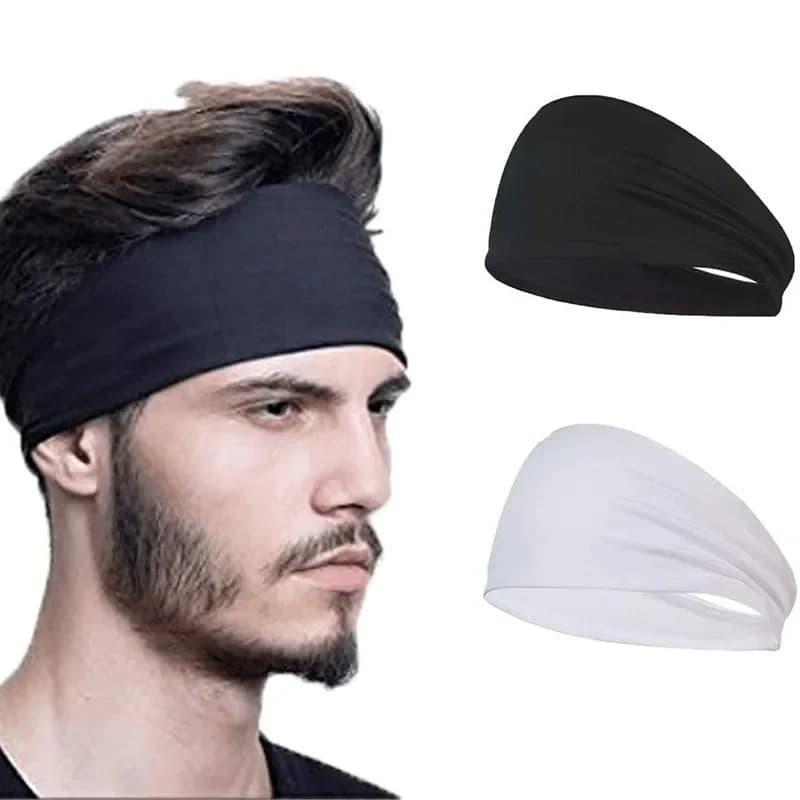 Fascia per capelli sportiva ultrasottile fascia per capelli assorbente traspirante fascia per capelli morbida e liscia fascia per yoga fitness all'aperto