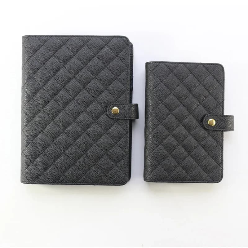 Domikee originale copertina rigida in pelle legante spirale notebook e ufficiale di cancelleria, personale legante agenda planner organizzatore A5A6