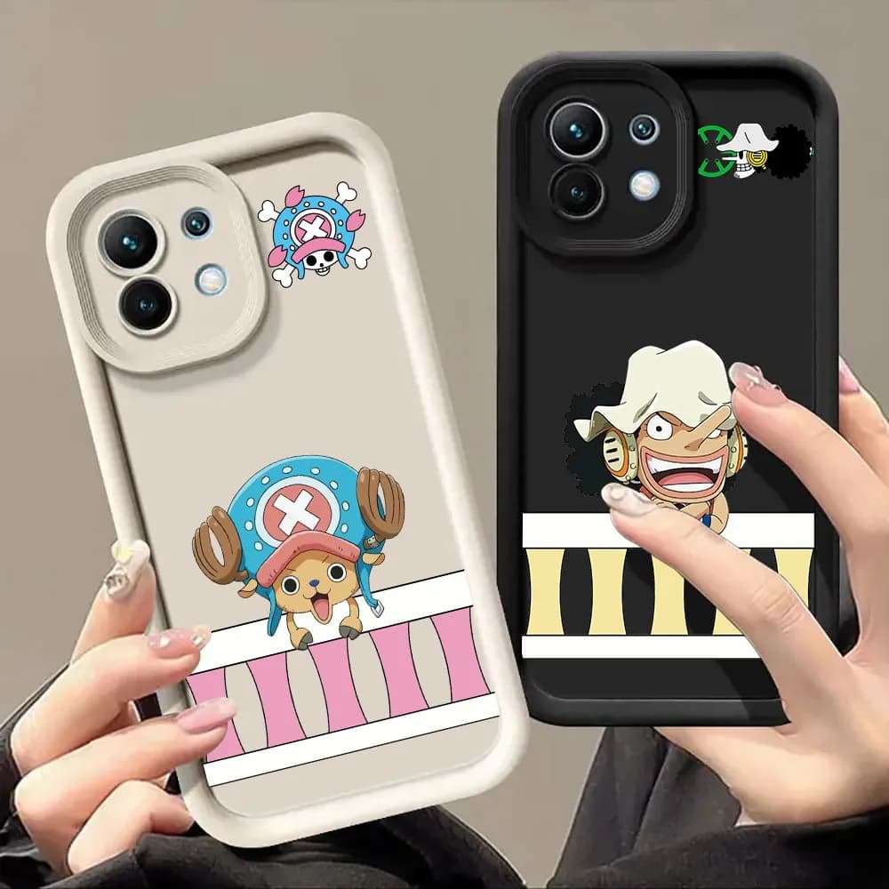 Silicone Case Carina with Chopper Characters Usagepp Nami for Xiaomi 15T 14T 13T Pro 15 Ultra 17Pro Max Poco F7 X6 M6 M7 Pro Cover Soft for Phone
