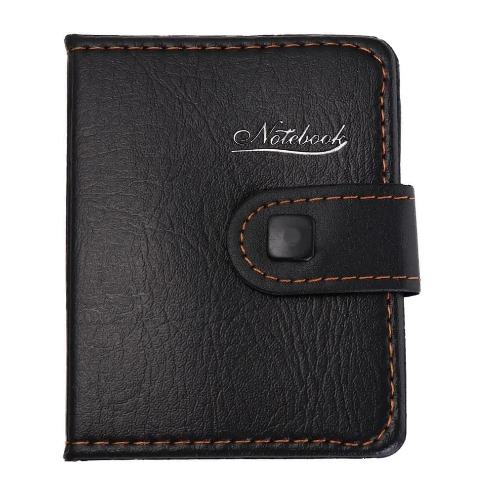 Portable Bussiness Mini Notebook PU Cover Diary Planner Pocket Notepad Memo Pads Journal Leather Notebook Student Use