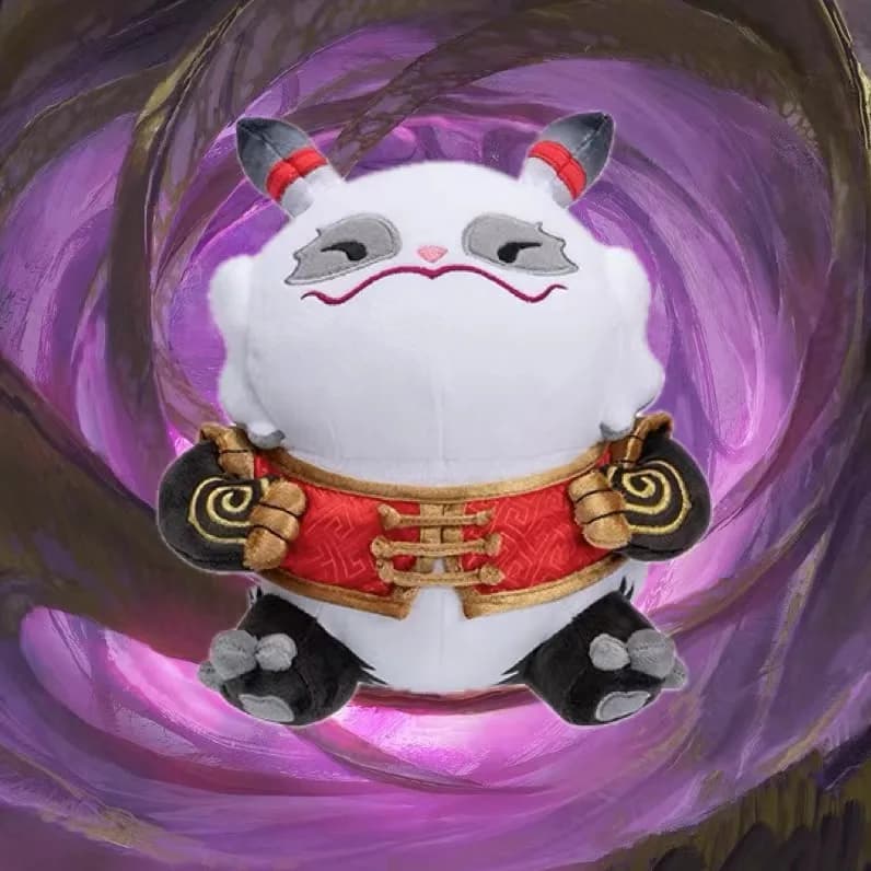 Capodanno lunare Panda Choncc Peluche TEAMFIGHT TACTICS Confezione originale autentica Nuovo di zecca