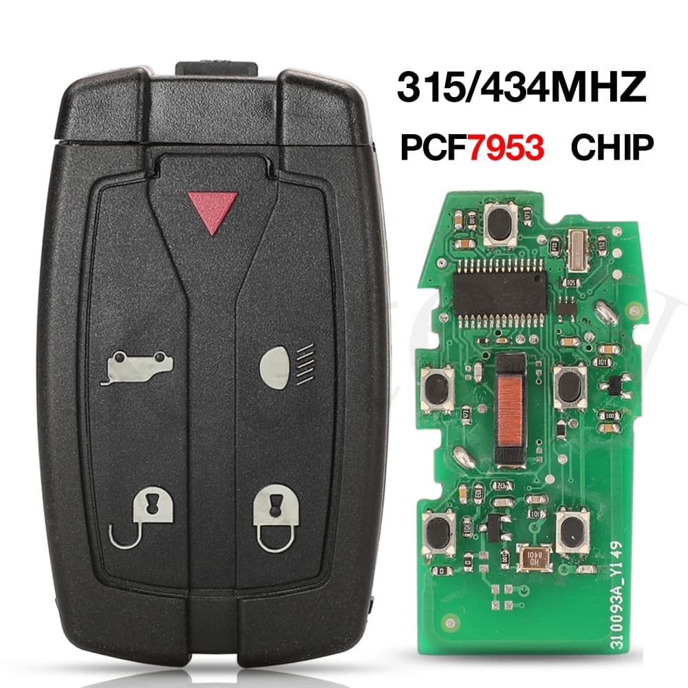 Jingyuqin 5btn 315/433Mhz ID46 PCF7953 chiave per auto a distanza per Land Rover Freelander 2 3 LR2 Sport Ranger Rover Aftermarket chip Key