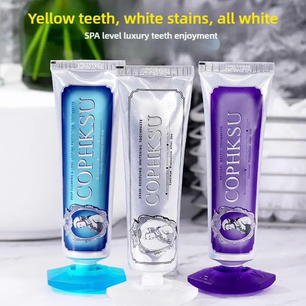 Whitening mint toothpaste Italian Marvis Fresh breath Removes smoke stains White teeth Prevents cavities Floral toothpaste