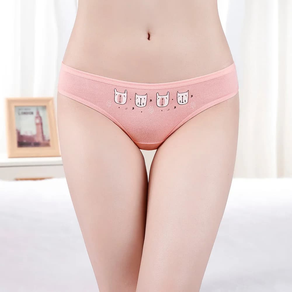 Vendita calda 1 pz/lotto Moda Buon Cotone Perizoma Ragazza Slip Donna G-String Biancheria Intima Sexy Lady T Mutandine 87460