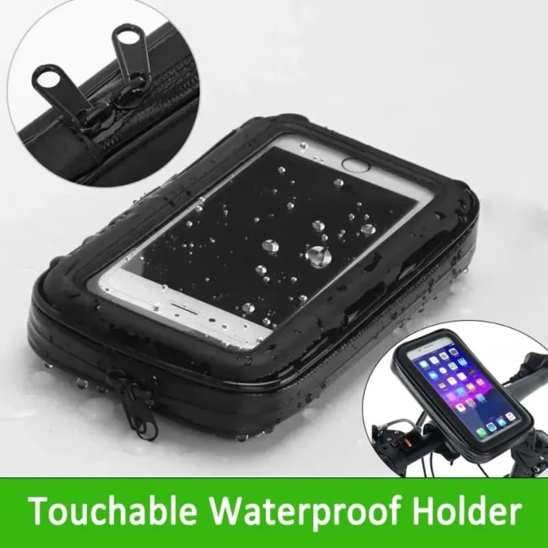 Nuovo supporto per telefono da bicicletta impermeabile toccabile custodia per telefono da manubrio per bici per iPhone 17 16 15 14 13 supporto per telefono Samsung