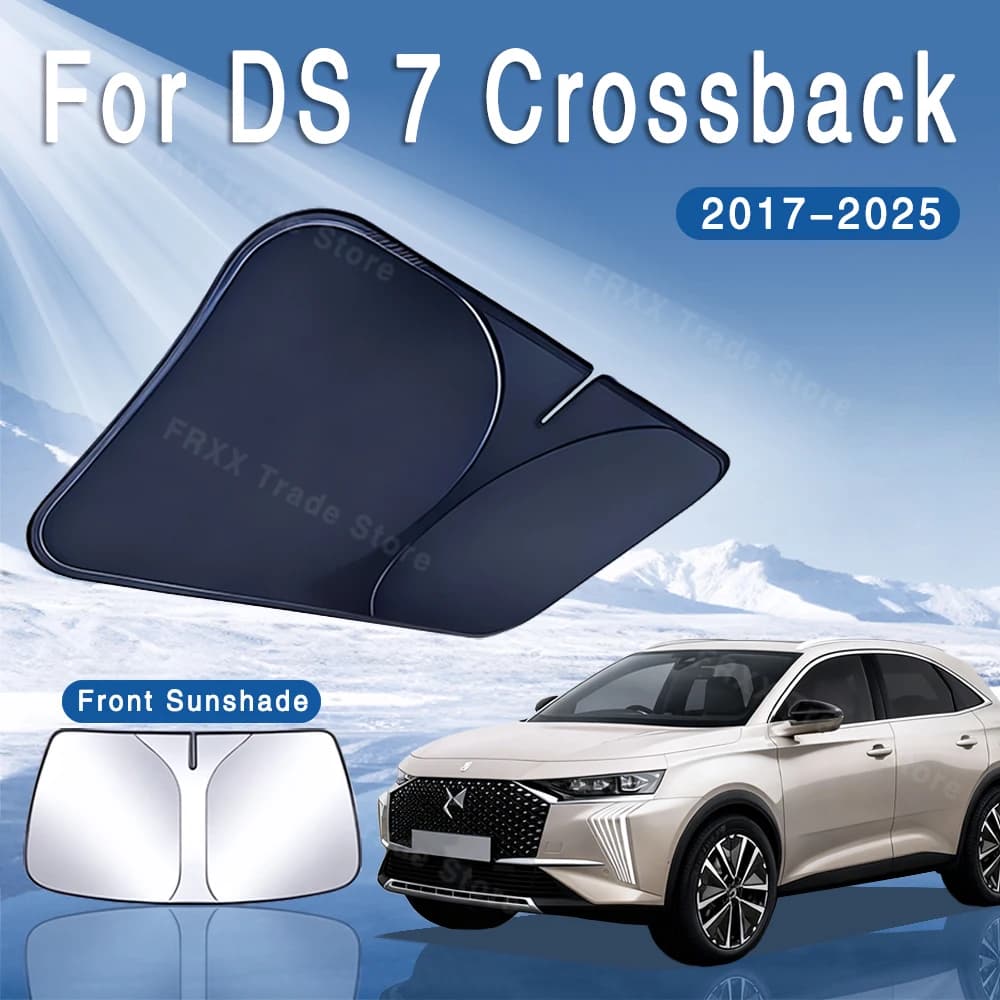 Auto Visiera Parasole Parabrezza Anteriore Parasole Isolamento Termico Raffreddamento Estivo Accessori Auto Per DS 7 Crossback 2017 ~ 2025 2020 2023