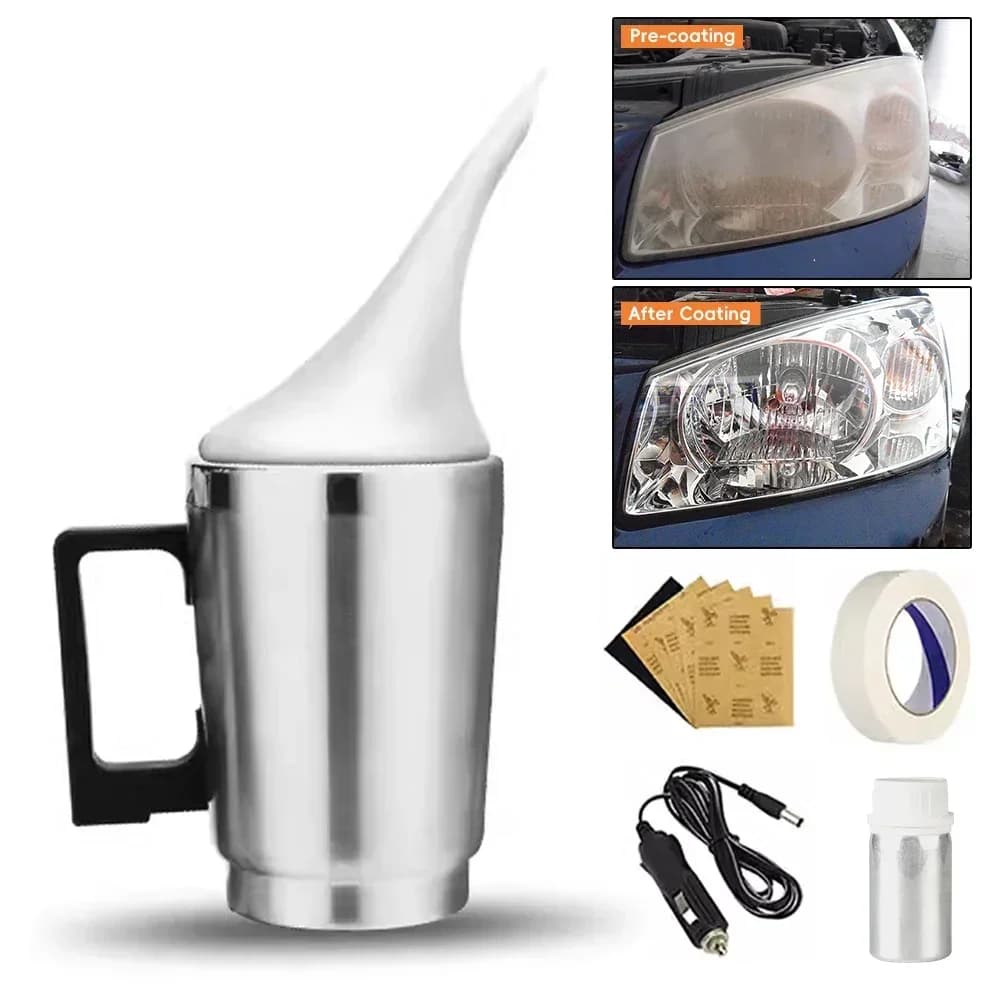 Accessori per auto Kit lucidatore per riparazione fari Kit per restauro fari per auto Manutenzione pulizia dettagli antigraffio