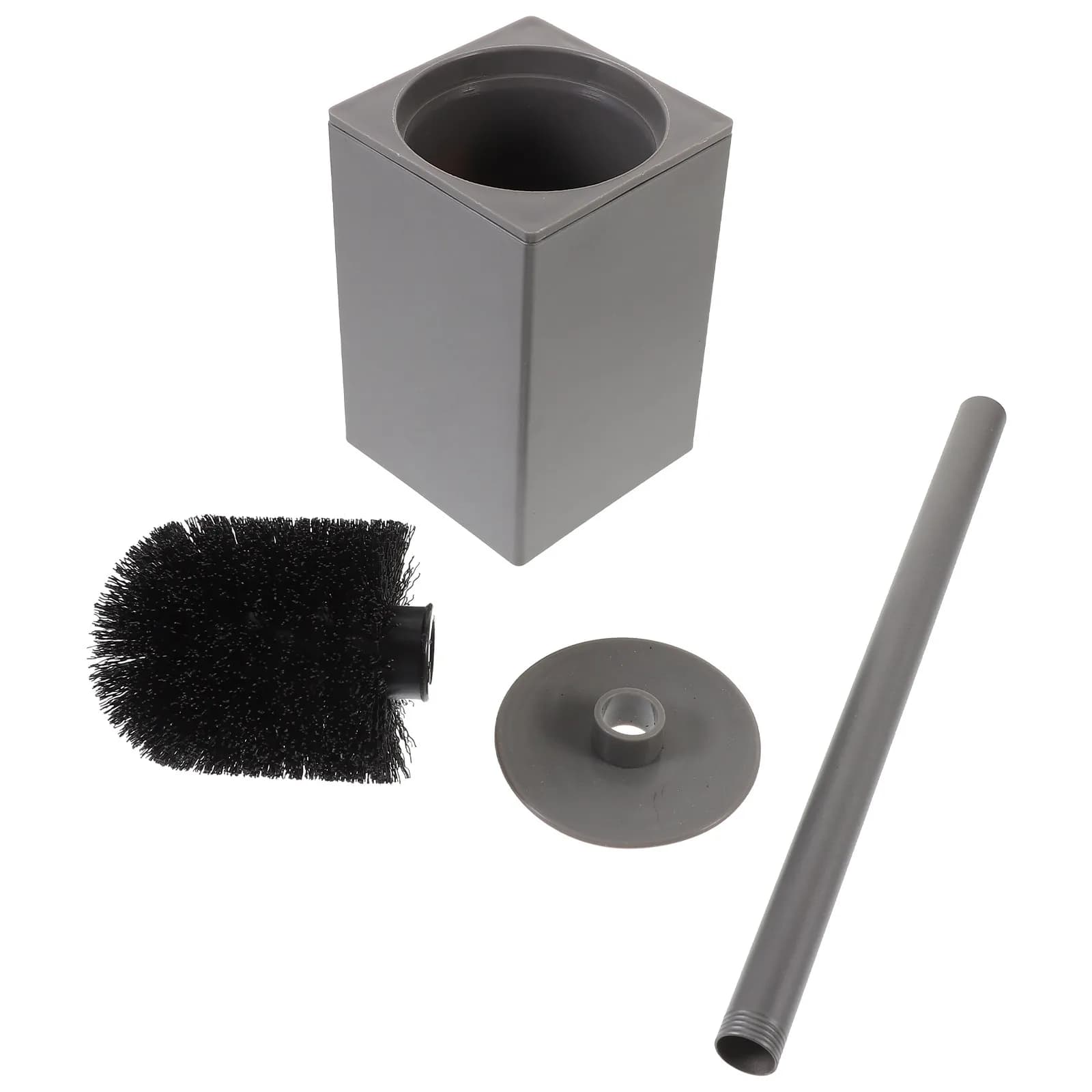 Set Spazzola per Pulizia Bagno con Supporto, Spazzolone per WC con Manico Lungo e Setole Non Dannose per Uso Domestico