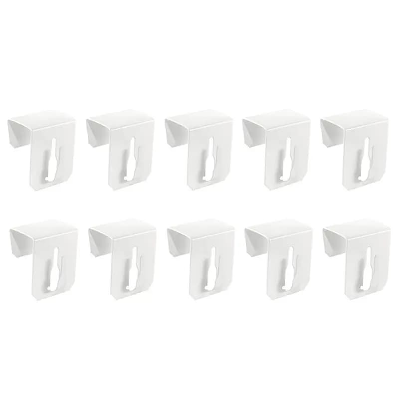 ABXF-White Decorative Window Hook Clips Universal 10Pcs- For Fairy Lights, Curtains Decorhook