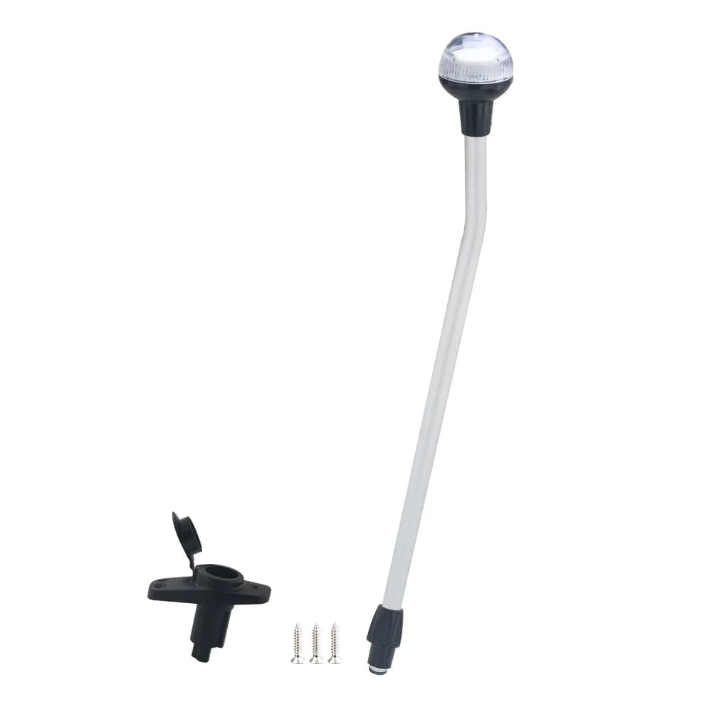 STLF 2 NM 12V Tubo in acciaio inossidabile bianco Luce di poppa 135 Luce di ancoraggio per navigatore marino per barche