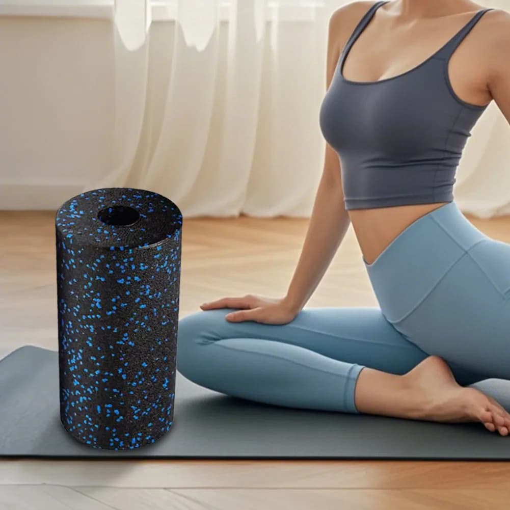 Massage Foam Roller, Portable Massage Column, Multifunctional Exercise Roller in EPP, Anti-slip Cable Massage Roller for bodybuilding