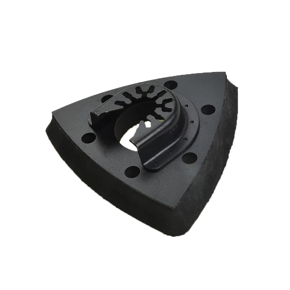 Tampone abrasivo triangolare a filo da 90 mm Lama per sega oscillante multiutensile per tamponi abrasivi per utensili oscillanti a sgancio rapido Fein