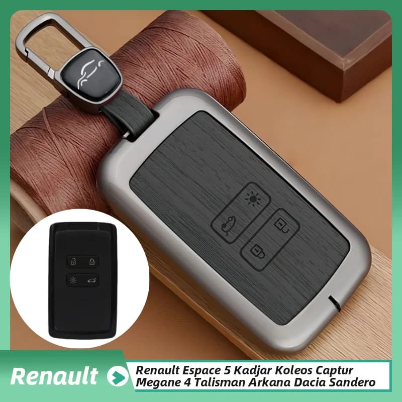 Auto Chiave A Distanza Della Copertura Della Cassa Fob Per Renault Koleos Scenic 4 Arkana Dacia Sandero Carta Captur Megane Talisman Espace Clio Zoe