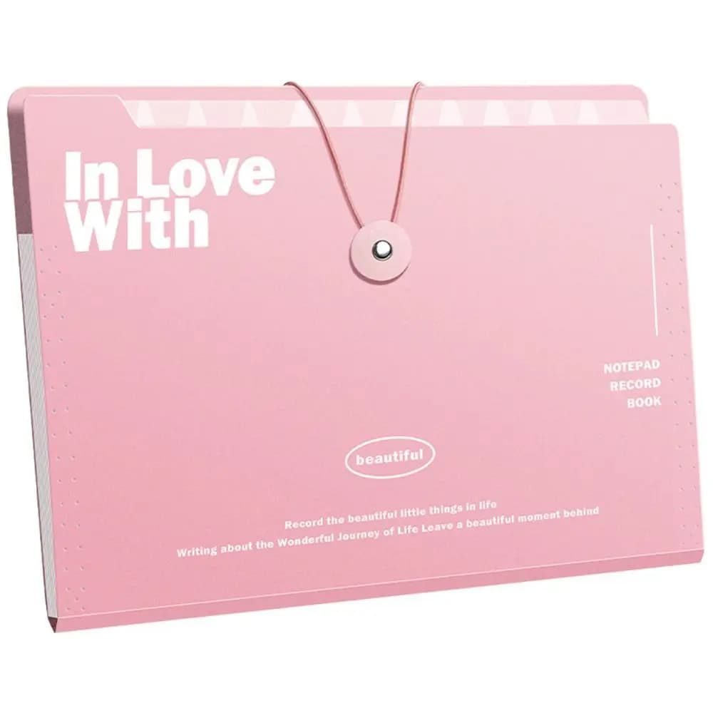 Waterproof A4 File Folder 5/8/12 Pockets Test Paper Storage File Organizer Classified Storage PP Portfolio Organizer Gift