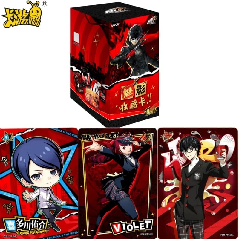 KAYOU PERSONA 5 Carte da Collezione Anime e Gioco SP CR QR MR - Giocattolo da Collezione Anime e Videogiochi