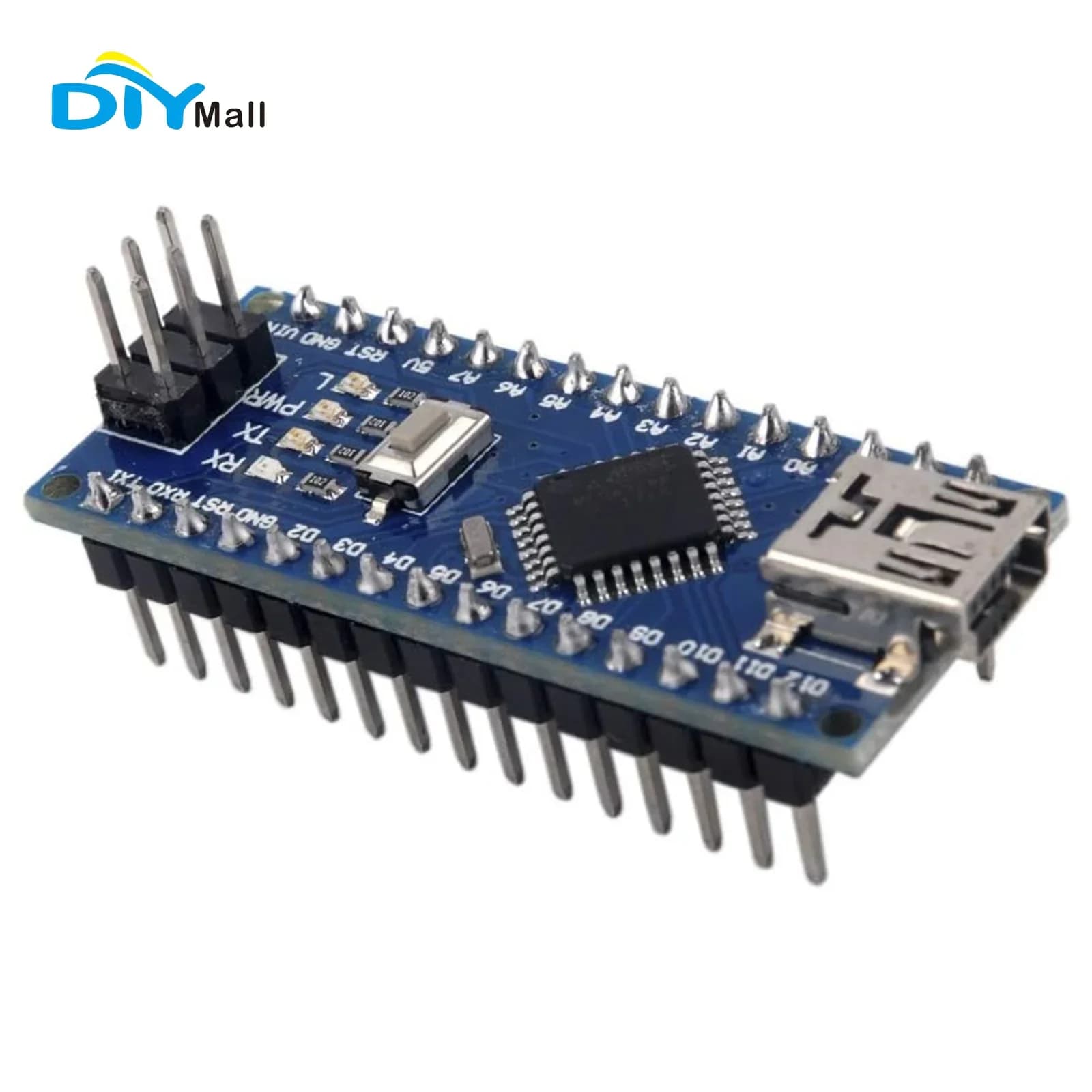 Mini Nano V3.0 ATmega328P 5V 16MHZ Scheda controller micro USB CH340 Chip compatibile per Arduino