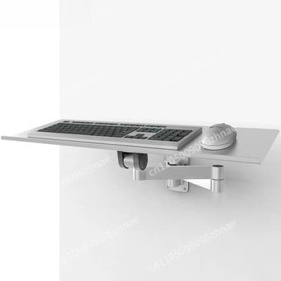 Supporto da parete pieghevole per tastiera e monitor a doppio uso, dimensioni 61*19.5cm.