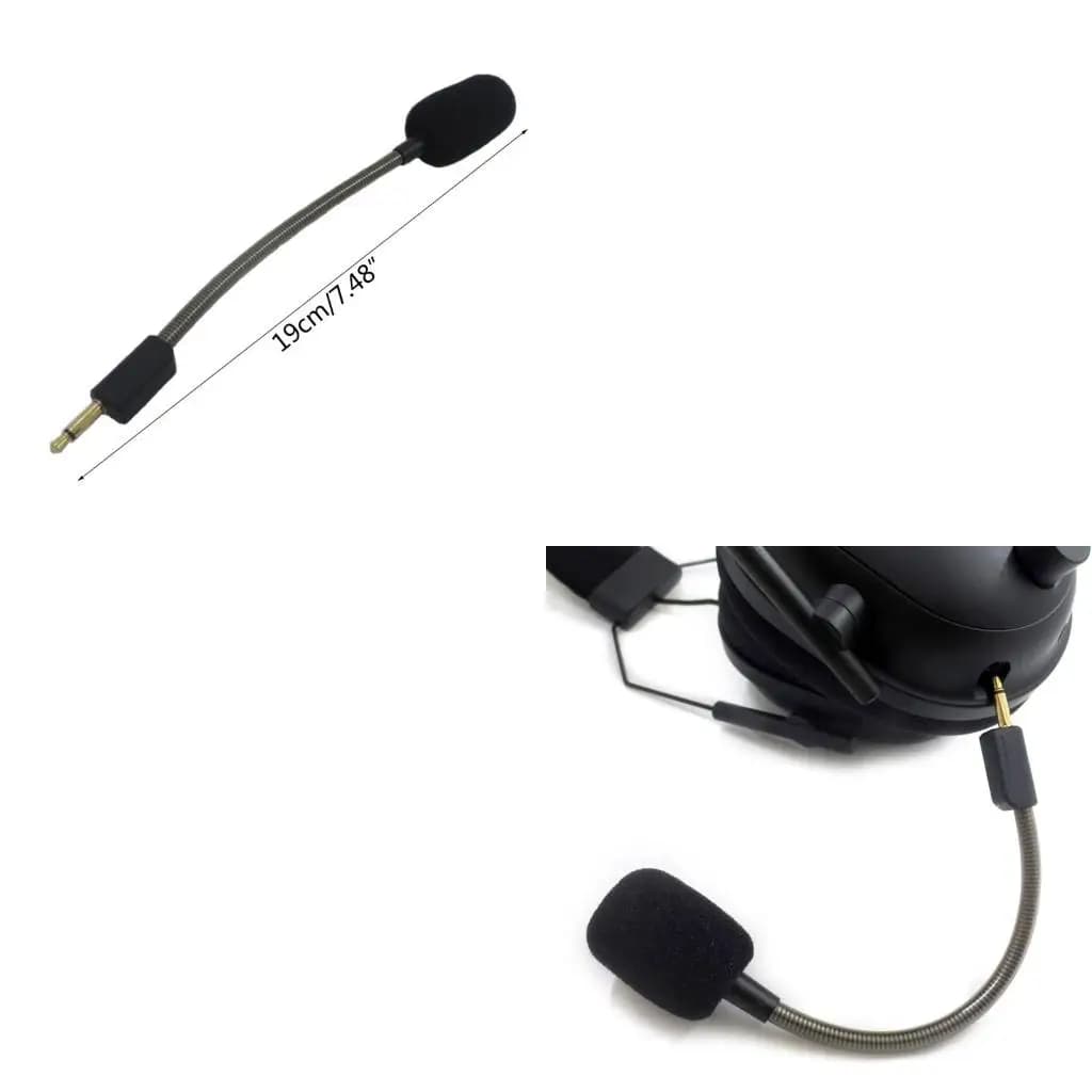 Microfono da gioco pieghevole Microfono da 3,5 mm con cancellazione del rumore per cuffie da gioco BlackShark V2/V2 V2