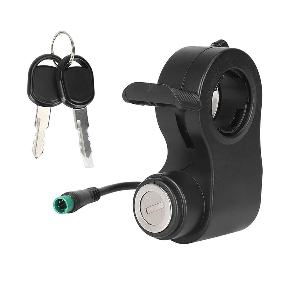 Per Kukirin G2 Pro/Max Scooter Elettrico Blocco di Accensione E-Scooter Pollice Acceleratore Acceleratore Blocco Chiave di Alimentazione con Chiavi Interruttore Parte