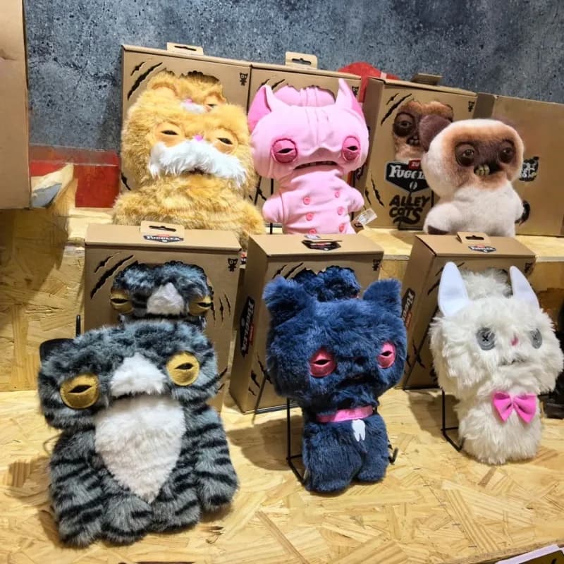 Originale Fuggler Divertente Brutto Mostro Peluche Con Denti Simpatici Vicolo Gatti Serie Brutto Carino Divertente Alla Moda Giocattoli Bambole Da Collezione