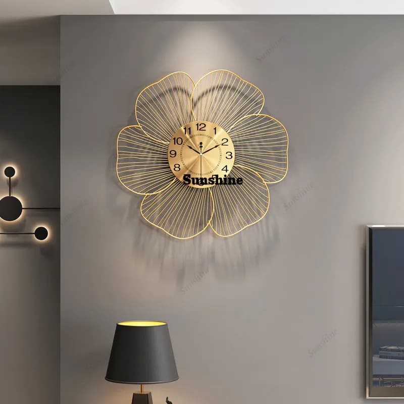 Orologio da Parete dal Design Creativo, Estetica Xenomorfa, Orologio di Lusso per Ristorante, Orologio da Parete Nordico Moderno, Relogio De Parede per Arredamento Casa