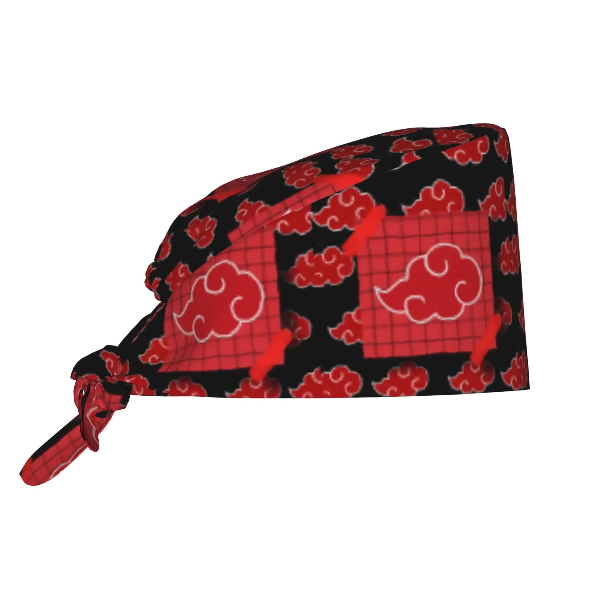 Cappello Chirurgico Personalizzato U-Uchihaes Sasuke Giappone, Comodo per Uomo e Donna, Berretto da Lavoro per Infermieri e Dentisti